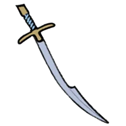 Blue-Edge Crescent Sabre