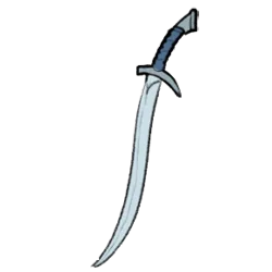 Spine-Edge Curved Fangblade