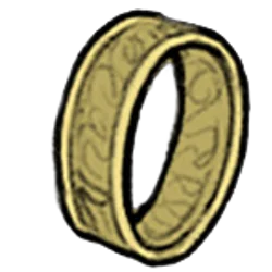 Oath-Bound Gold Sigil Band