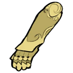 Gold-Plated Gauntlet of Devotion